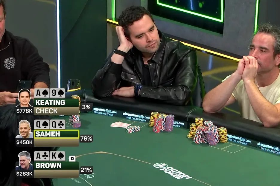 Alan Keating Lost a Million-Dollar Pot in the Super High Roller Cash Game - CodigoPoker