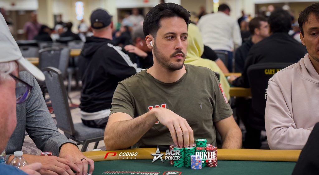 Adrián Mateos goes for glory in the GGMillion$ Week Main Event