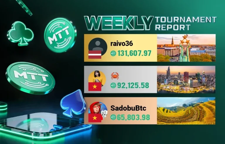 MTT Sports: three Latinos claim a place in the Top of the Weekend Tournament