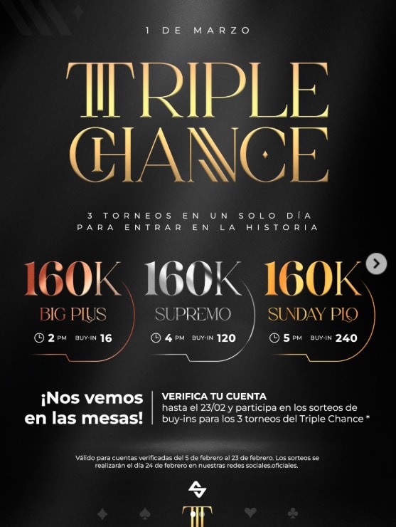 Suprema Poker Three Tournaments