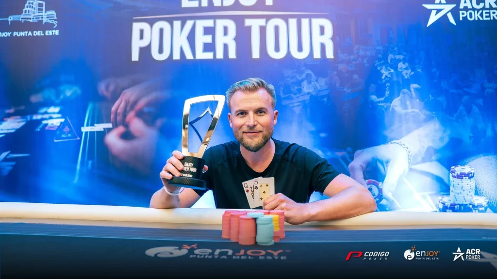 Martin Dahle se quedó con un nuevo evento Turbo del Enjoy Poker Tour