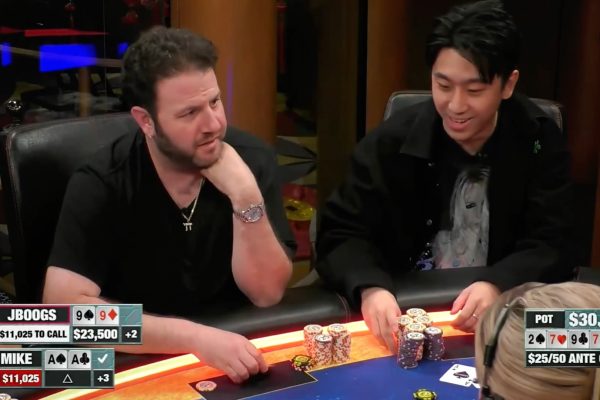 De Casi Romper Ases Con Top Set A Perder US$40K En Hustler Casino Live - CodigoPoker