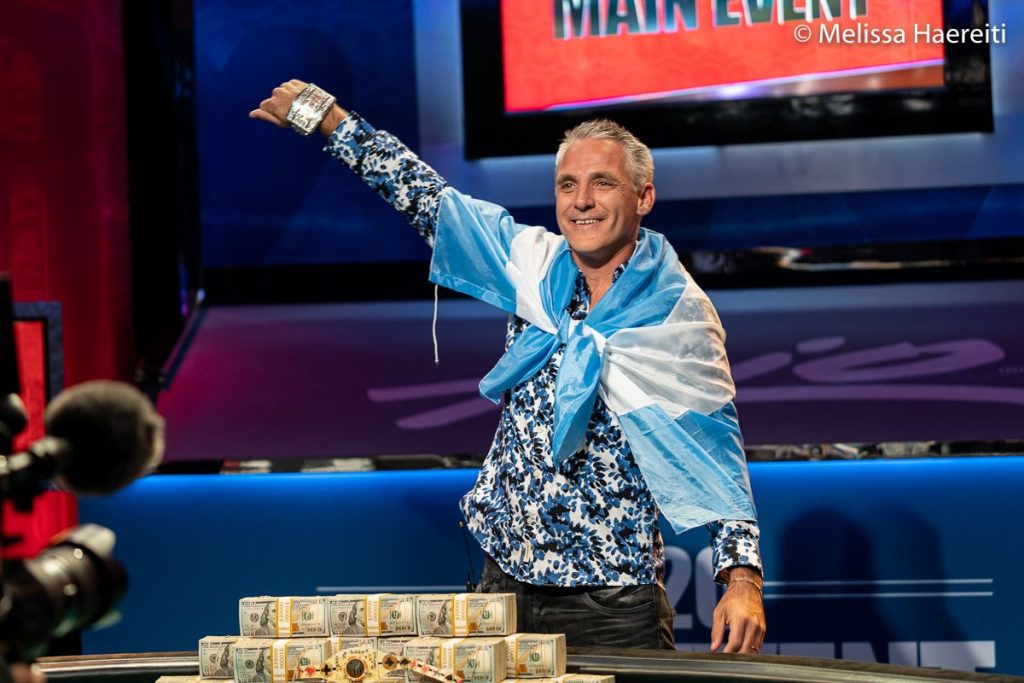 Damian Salas Wsop Main Event 2020 Bracelet Vegas
