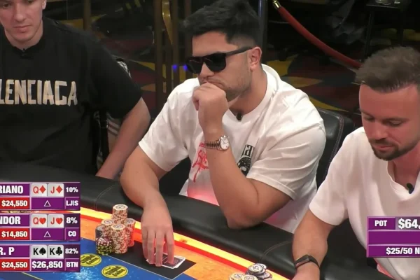 Mariano Grandoli Wanted To Surprise By Calling An All-in With Q-J But Ended Up Regretting It - CodigoPoker