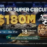 WSOP Super Circuit: US$180 Million Guaranteed On GGPoker