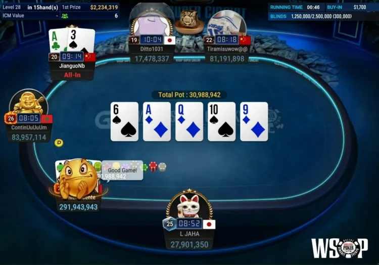 Daniel Vicente 3 Elimination Wsop Super Circuit