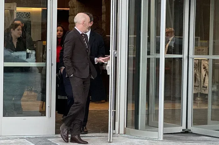 Goldstein Leaving The Courthouse