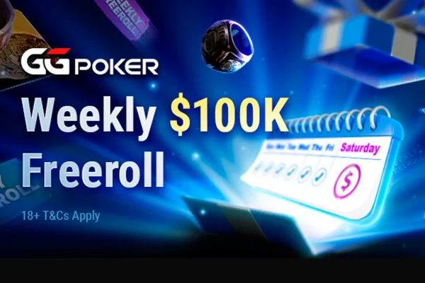 GGPoker: US$100,000 guaranteed in weekly freerolls