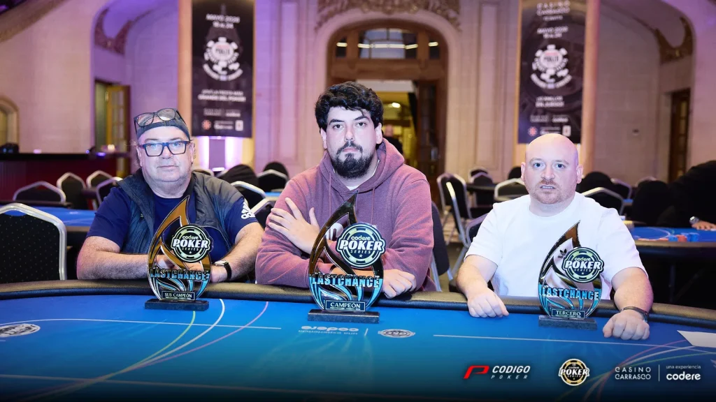 Nicolás Zeballos ganó el evento Start-Up de la Codere Poker Series