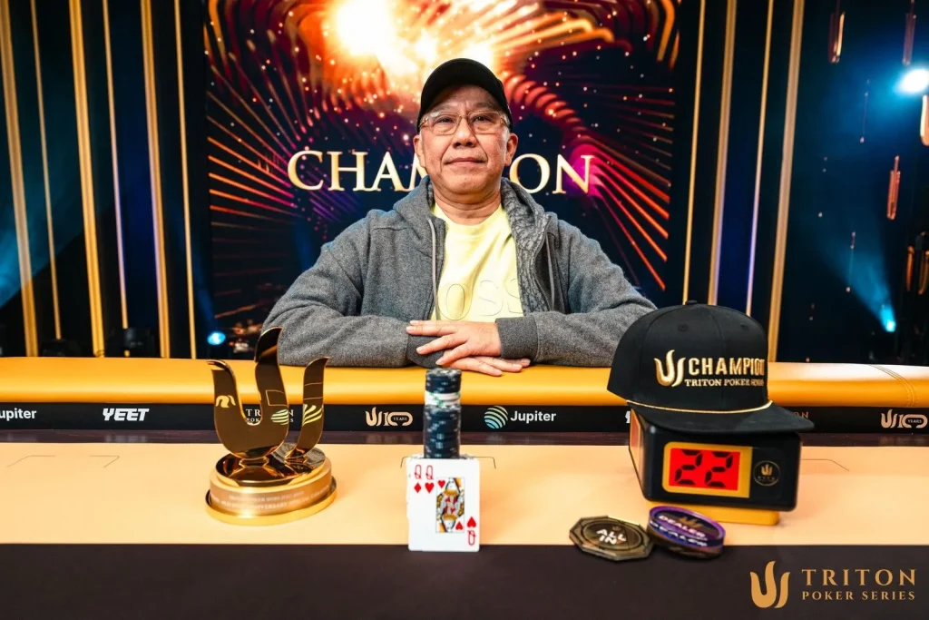 Paul Phua was moved after winning the Triton 10° Anniversary Special