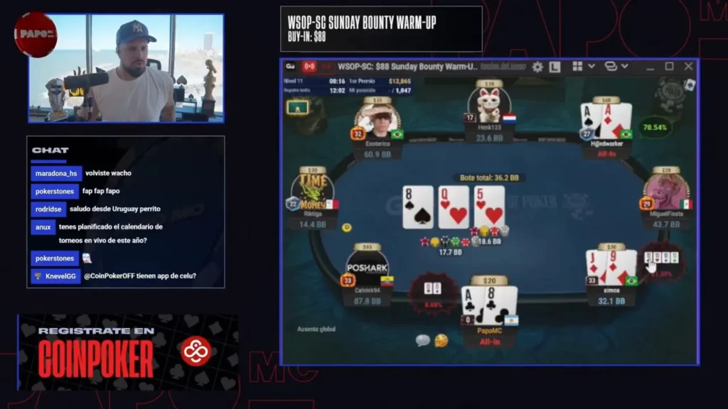 «Volvió Papoker»: Papo MC hizo su primer stream del año tras firmar con su nuevo equipo