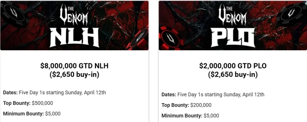 Venom De Acr Poker Dual Mystery Bounty
