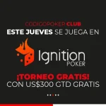 Thursday freeroll: play for free today at Ignition Poker