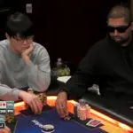 Hustler Casino Live: paid an all-in with a pair of 4s and ended up making a flush for $120K - CodigoPoker
