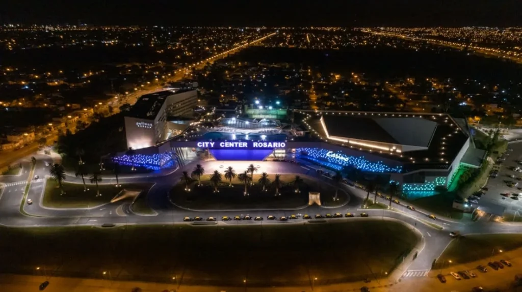 City Center Rosario lights up in blue for World Autism Day