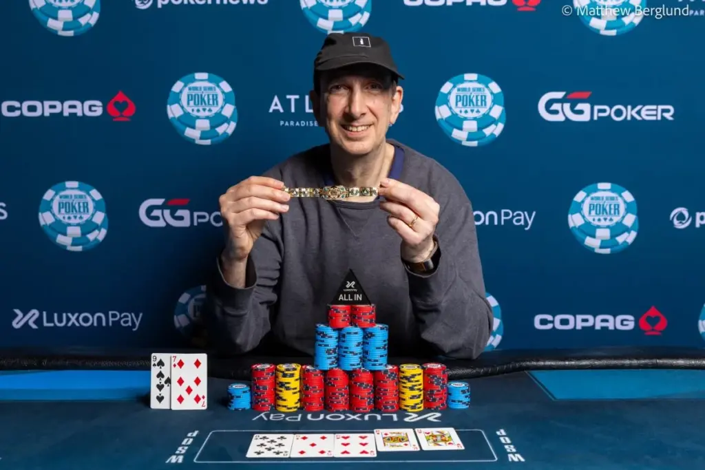 Seidel And His Tenth WSOP Bracelet.