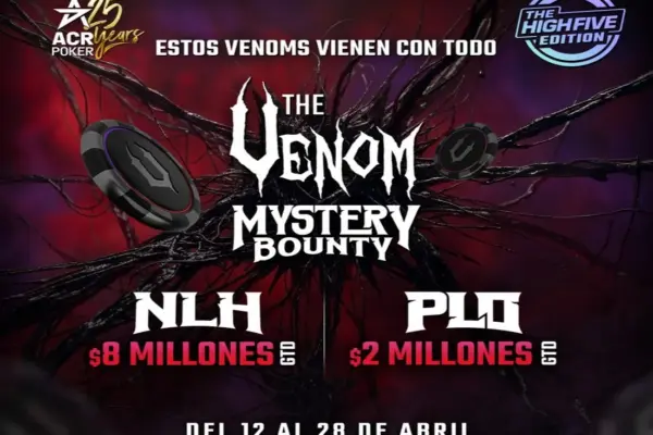 The Dual Venom Mystery Bounty already has its Day 1B qualifiers - CodigoPoker