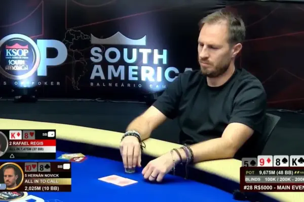 El uruguayo Hernán Novick quedó 5° en el Main Event del KSOP South America - CodigoPoker