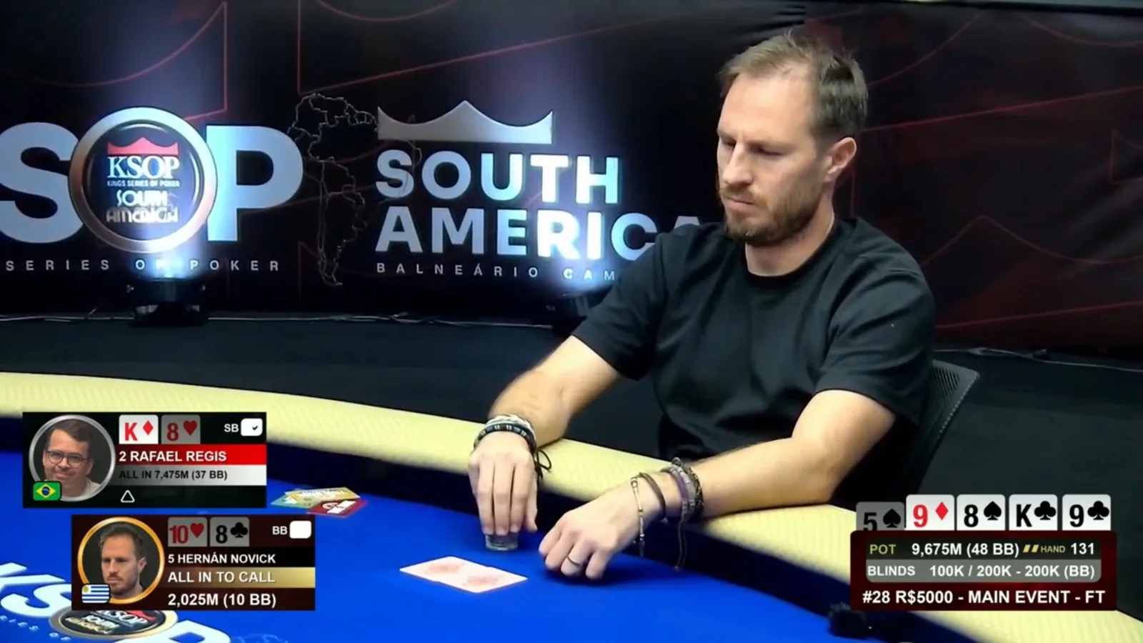 El uruguayo Hernán Novick quedó 5° en el Main Event del KSOP South America - CodigoPoker