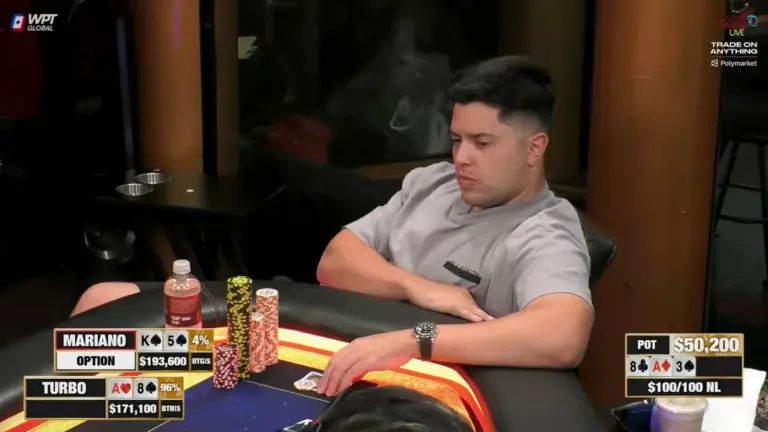 Del 4% al 100%: Mariano Grandoli dio vuelta una mano increíble en Hustler Casino Live – CodigoPoker