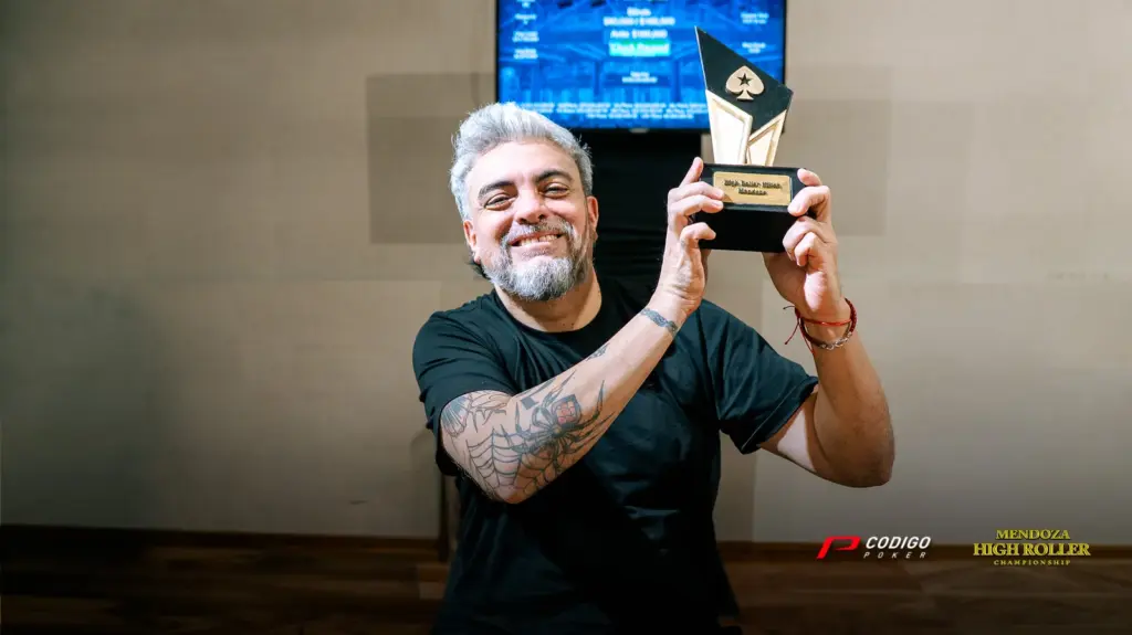 ¡Campeón! Sergio Collado ganó el Mendoza High Roller Championship