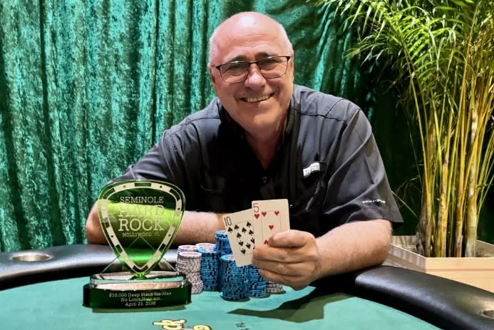 Giuseppe Iadisernia sumó otro título en el Seminole Hard Rock Poker Showdown y sigue encendido en 2026