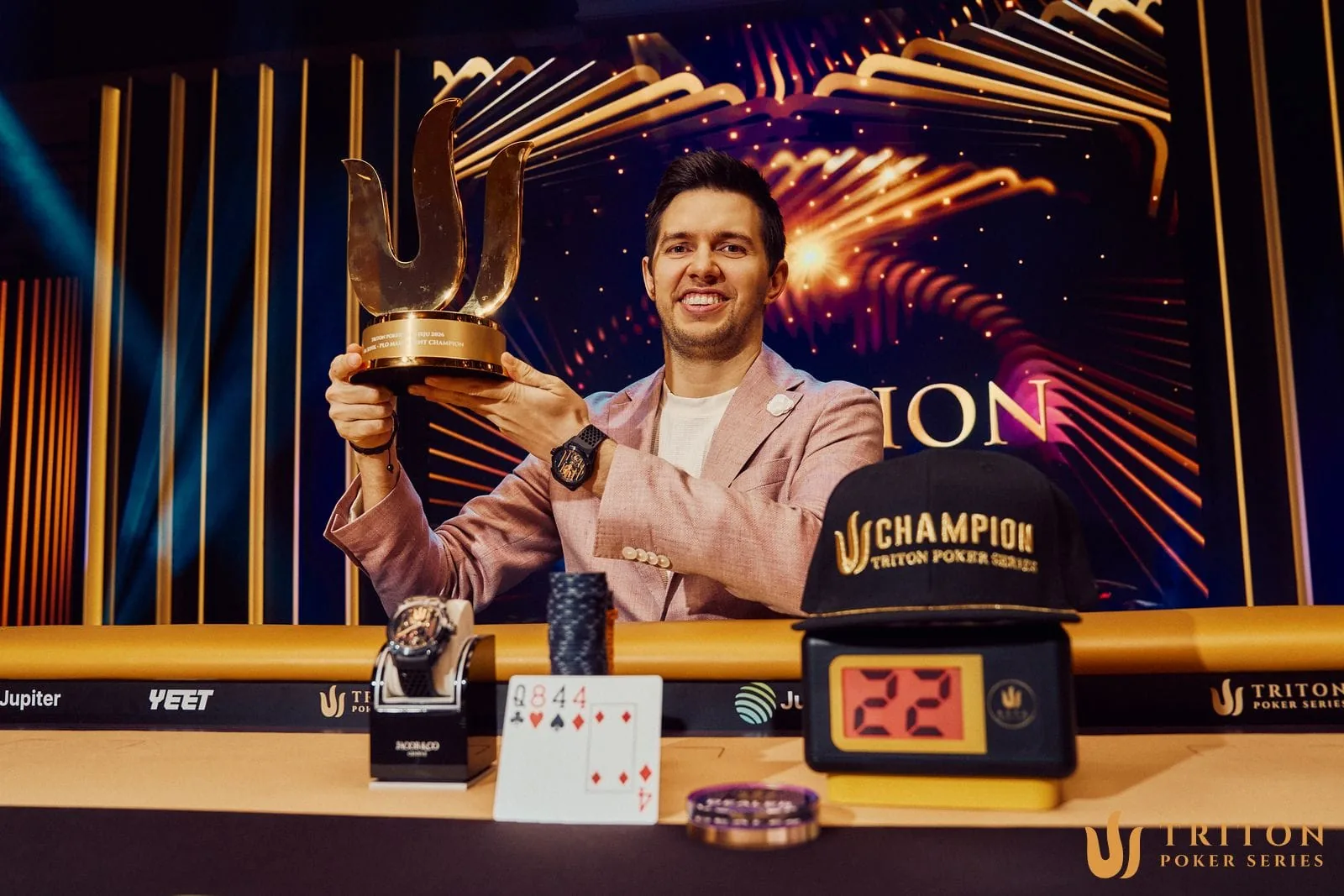 Matthias Eibinger wins the US$100K PLO at Triton Jeju and surpasses 2 million dollars in five days -