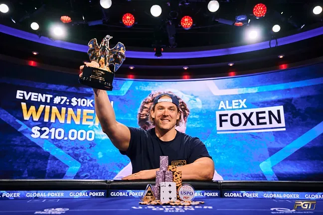 Alex Foxen ganó su 13° título del PGT en el US Poker Open - CodigoPoker