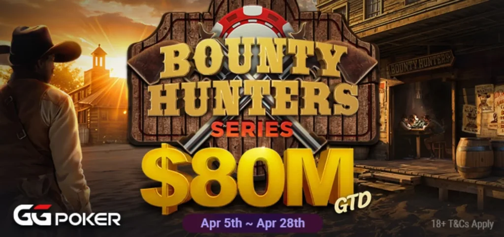 The Bounty Hunters Series returns to GGPoker with US$80 million in prizes