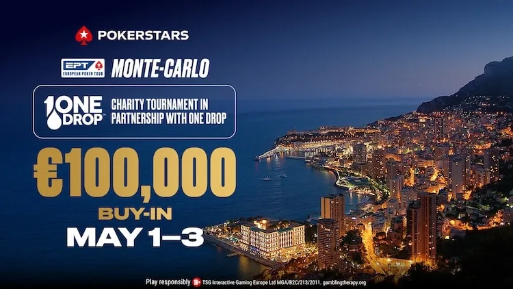 Vuelve el €100K High Roller for One Drop al EPT Monte Carlo