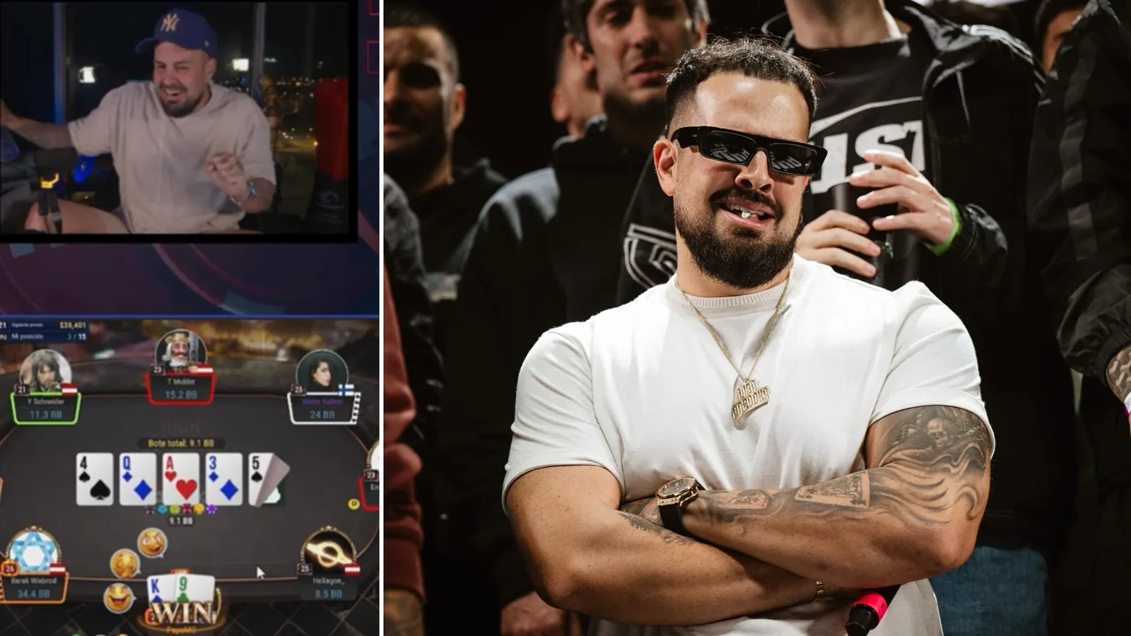 Papo MC: missclick salió bien y jugará la FT del GGMillion$