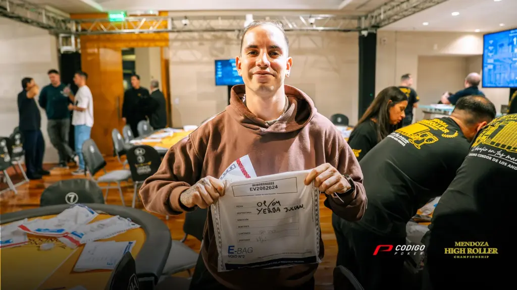 Julián Yebra leads the way after the first day of the Mendoza High Roller Championship