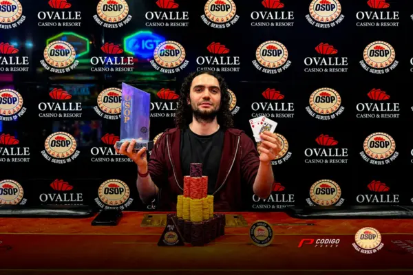Daniel Lux won the first Main Event of the OSOP Elite - CodigoPoker