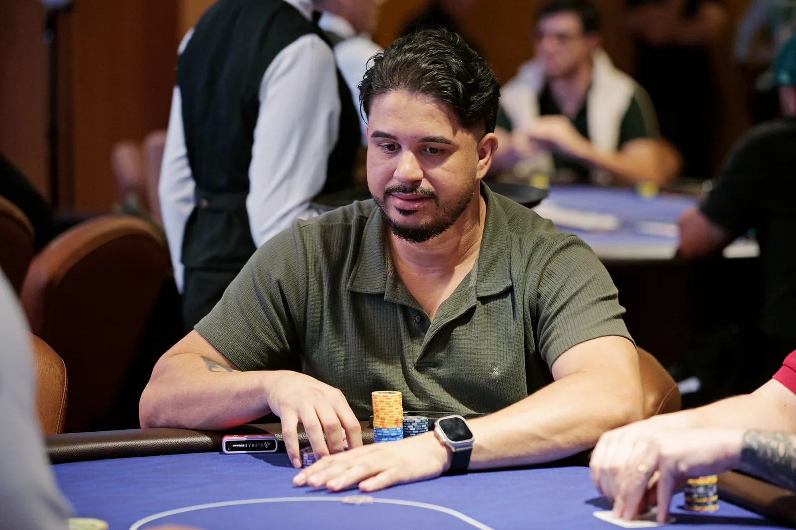 Helton Richard leads the first day of the SiGMA Poker Tour