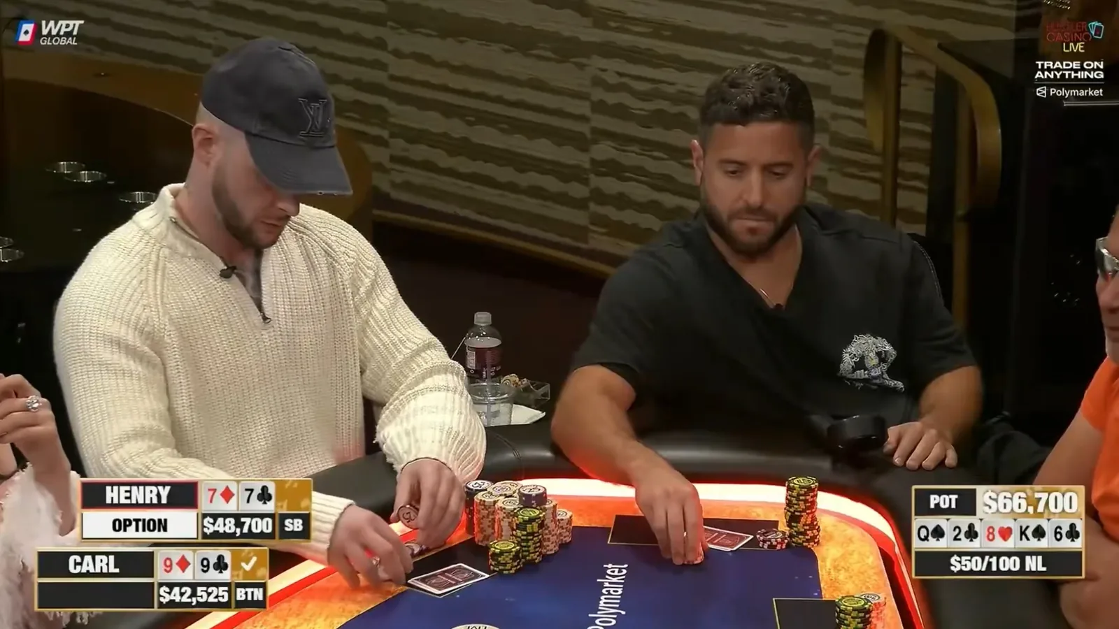 Henry Guttman went crazy and played with a pair of sevens for more than US$100K at Hustler Casino Live - CodigoPoker