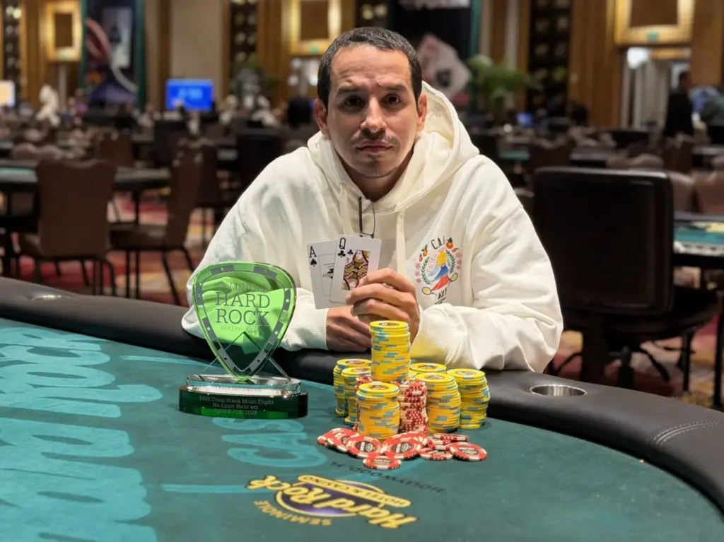 Sebastián Toro ganó el primer evento del Seminole Hard Rock Poker Showdown