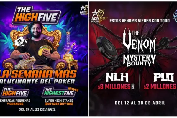 ACR Poker: US$10 millones en juego y apuestas históricas