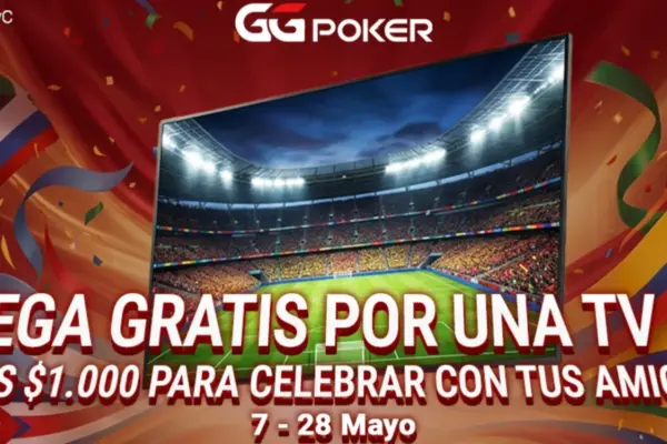 HOY: Gran Final para ganar la Mega TV + $1.000 en GGPoker