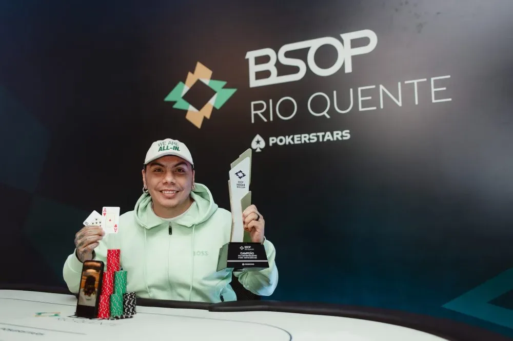 Sebastián Fonseca se quedó con el 1-Day High Roller PKO del BSOP Rio Quente - CodigoPoker