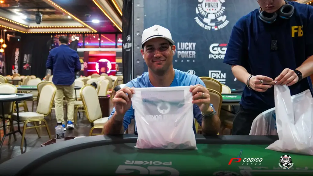 Carlos Levy se afirmó como líder indiscutido en el Main Event de la WSOP Panamá