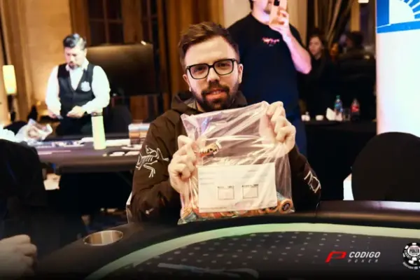 WSOP Montevideo: Jeremy Noguero lideró el Día 1 del Two Day High Roller - CodigoPoker