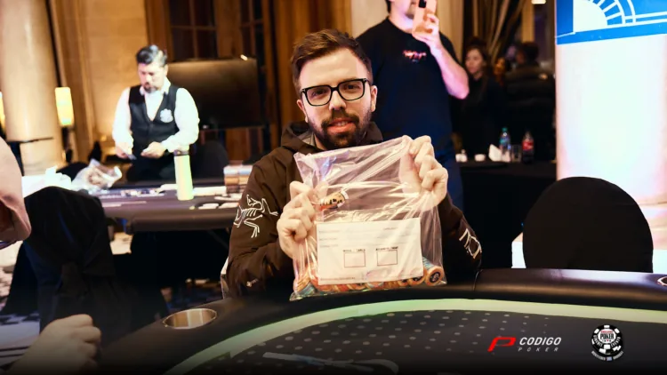 WSOP Montevideo: Jeremy Noguero lideró el Día 1 del Two Day High Roller - CodigoPoker