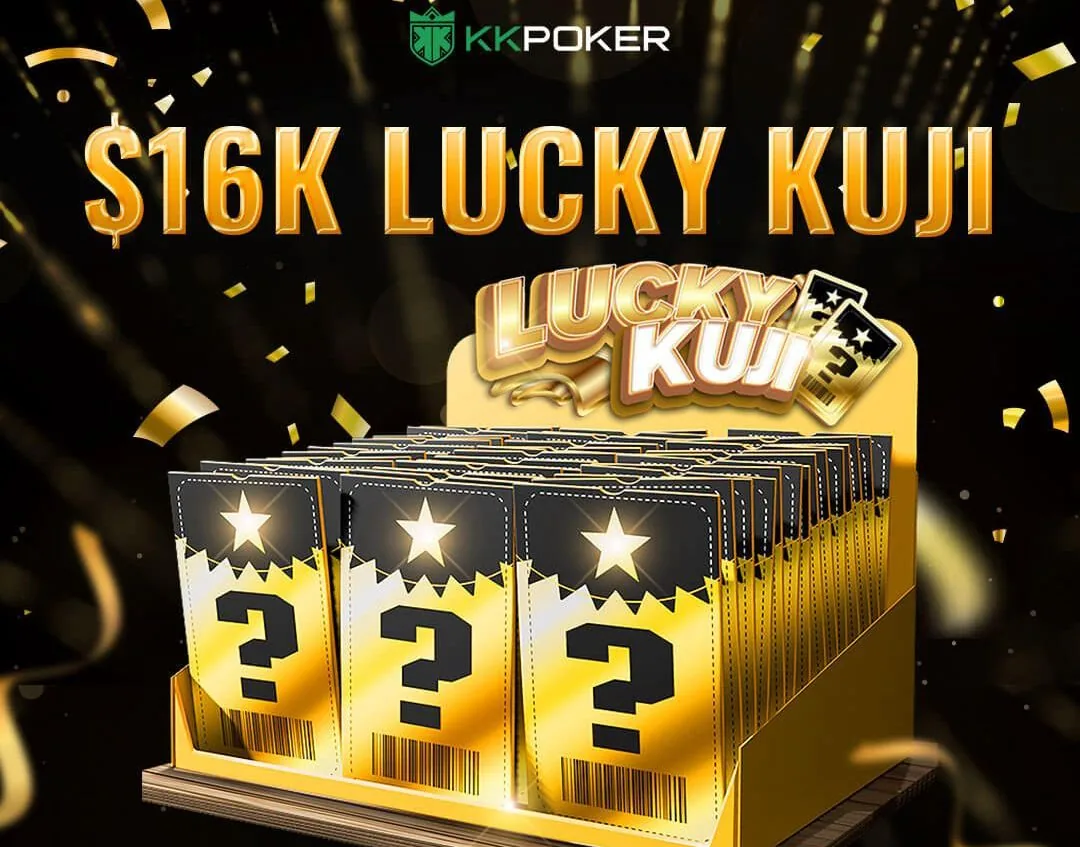 Lucky Kuji regresa a KKPoker con un premio de $100 cada día