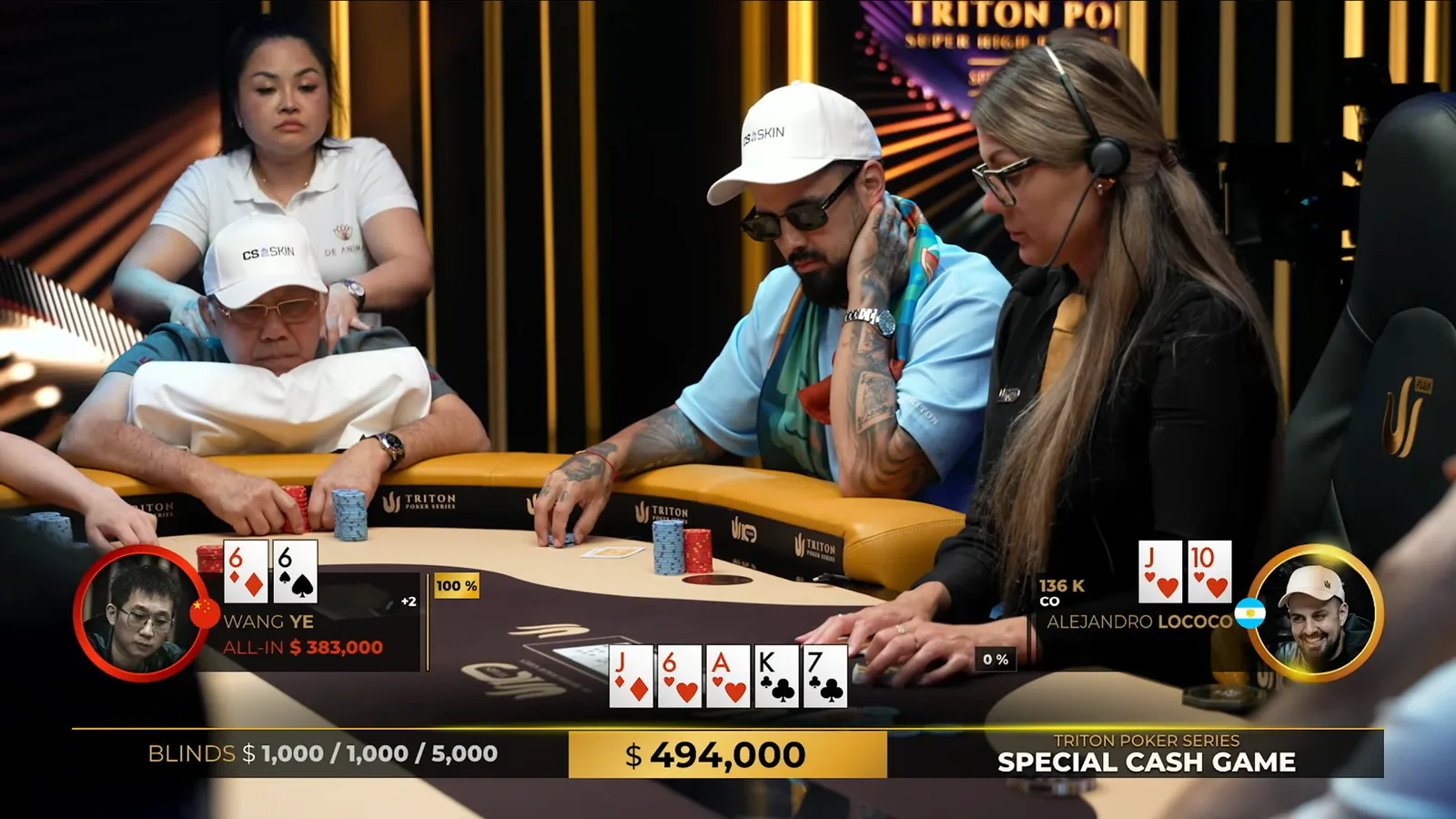 Papo MC se sentó en un cash millonario en las Triton: ¿cómo terminó la batalla? - CodigoPoker
