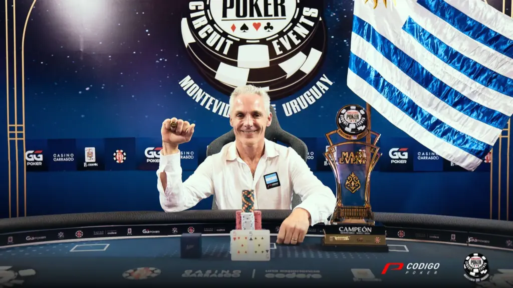 ¡Otra vez campeón! Damián Salas ganó el Main Event de la WSOP Montevideo