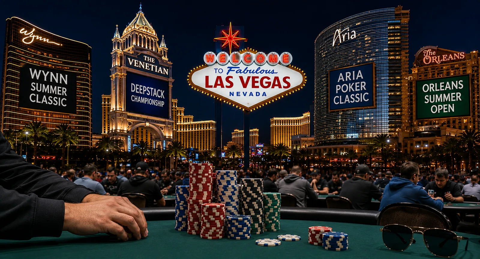 Más allá de la WSOP: los torneos de Las Vegas que todo jugador latino debe tener en el radar - CodigoPoker