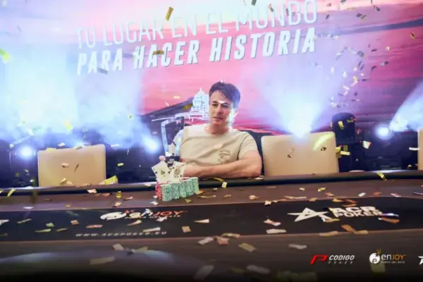 Cristian Rotondo is the Super High Roller champion at the Enjoy Poker Tour - CodigoPoker