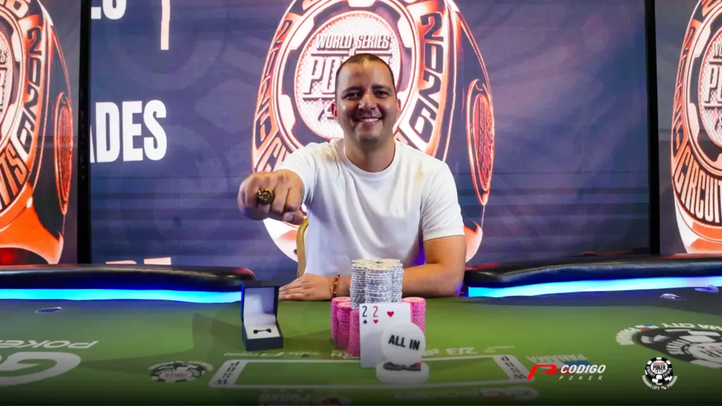 Diego Ardila Wsop Panama Day11 Turbo Champion