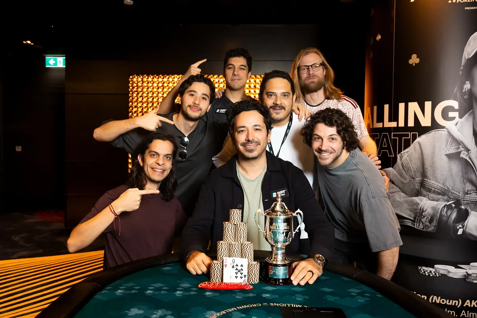 Ahora le tocó el turno a Ángel Guillén: salió campeón en el Aussie Millions - CodigoPoker