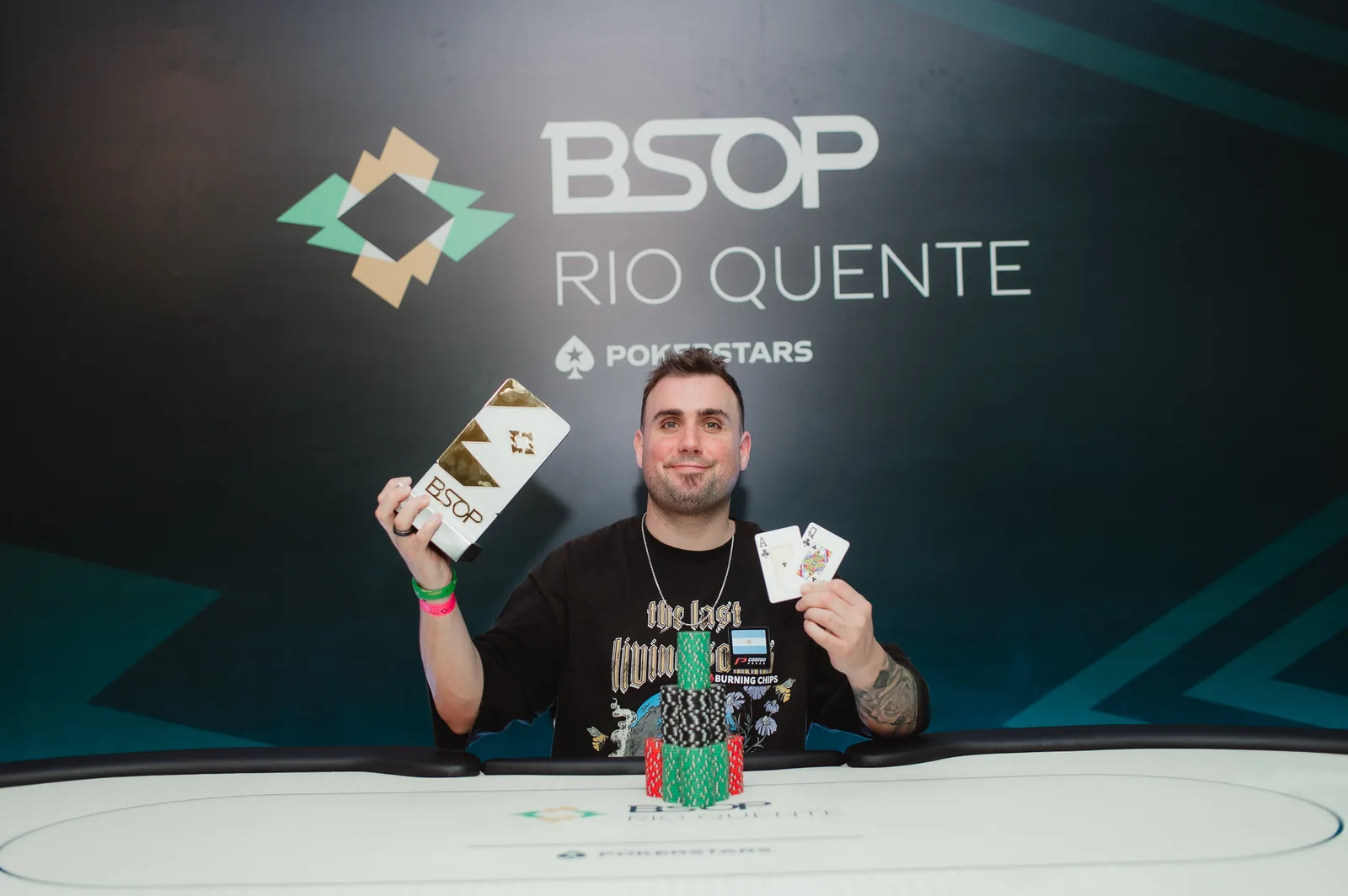 Juan Barattini sumó un título en el Turbo PKO del BSOP Rio Quente - CodigoPoker